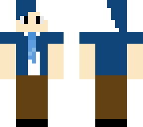 whte and blue boy