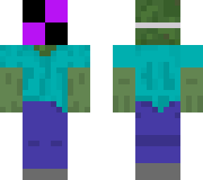 zombie with old profile pic mask