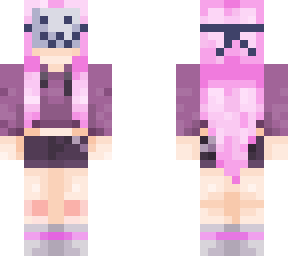 'w' mask girl