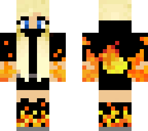 Blaze Skin Minecraft Skin