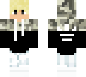 blond sweatshirt camo