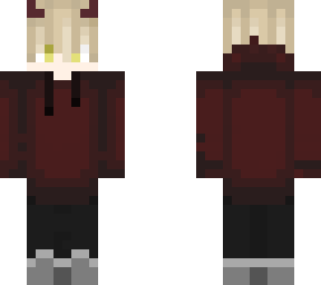 blonde demon boy