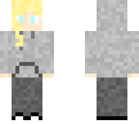 blonde girl in hoodie