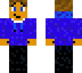 blue hoodie