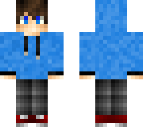 blue hoodie