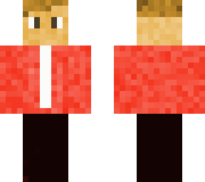 boy in a red jacket