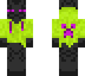 casual enderman (yellowy-green)