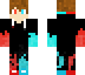 cool gamer red and blue