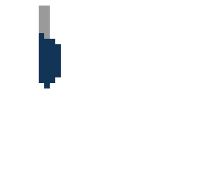 dark blue knife