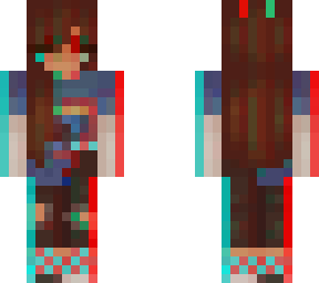 glitch but its blue