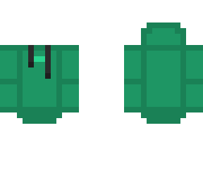 green hoodie