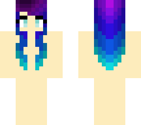 hair base blue purple dark pink turqoise