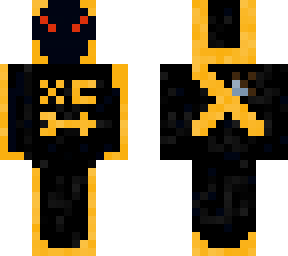 king shark 937 black & orange with shield