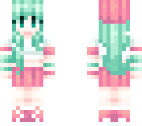 mint/pink