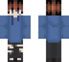 one sad blue boy
