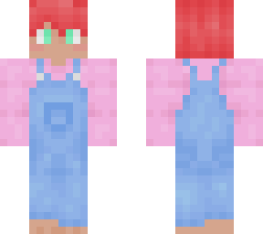 pastel overalls
