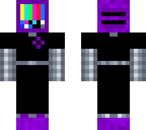 purple computer and spacesuit