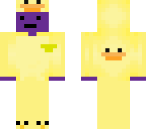 purple guy duck suit