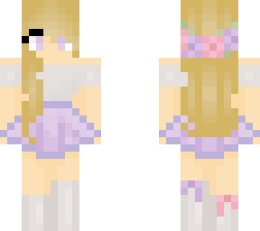 purple/pink flower girl