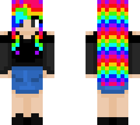 rainbow hair
