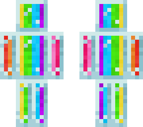rainbow in glass