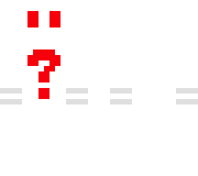 red question mark stripes