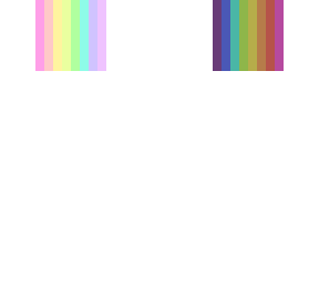 skin arcoiris