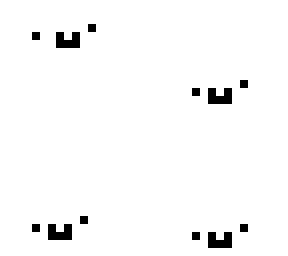 some normal average cute derp with a bunch of faces
