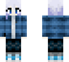 striped shirt white-haired boy