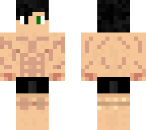 verde e preto saiyan