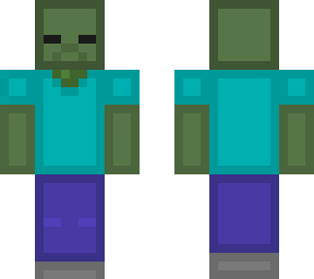 werid cartoony zombie