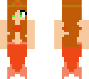 attina the orange mermaid