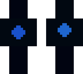 black suit blue heart