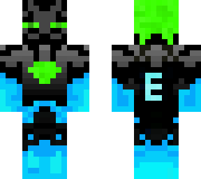 cool green/blue ender men