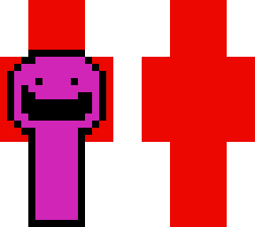 dream but is purpule and says jevil words and s tall and is a devil