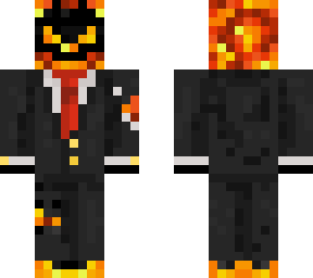 edited skin with suit (fire demon by lcarrot)