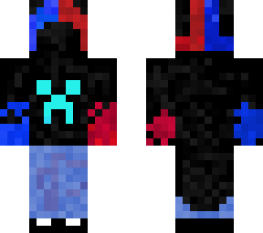 fire and ice wizard creeper hoodie