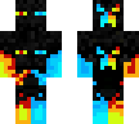 fire ice ender creeper