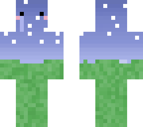 grassy field with cute eyes
