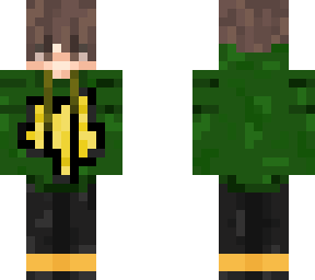 green hoodie boy
