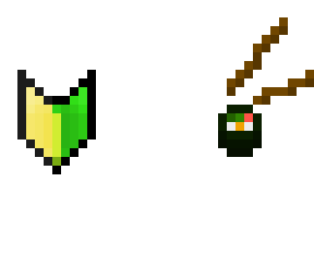 japanese symbol for beginner + sushi