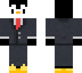 penguin with suit
