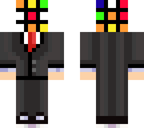 rubiks cube head
