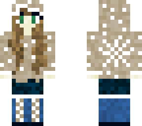 ** eskimo girl - snowflakes - **