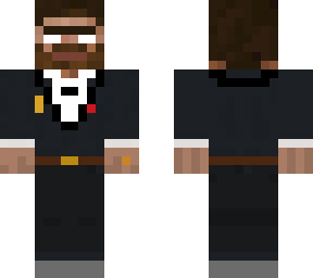 bearded herobrine tuxedo