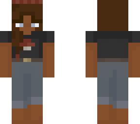 black mushroom shirt girl
