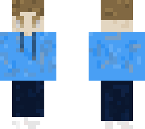 blue hoodie boy