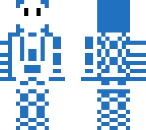 blue man