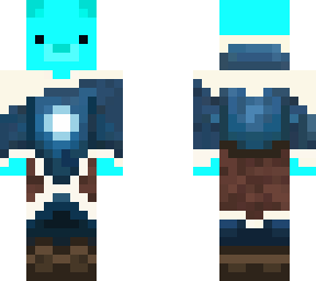 edit of deucallien's water bending polar bear skin