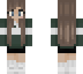green rugby jumper girl